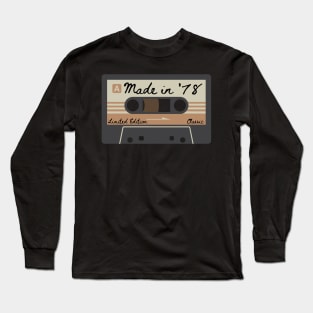 1978 Mixed Tape Limited Edition Classic Long Sleeve T-Shirt